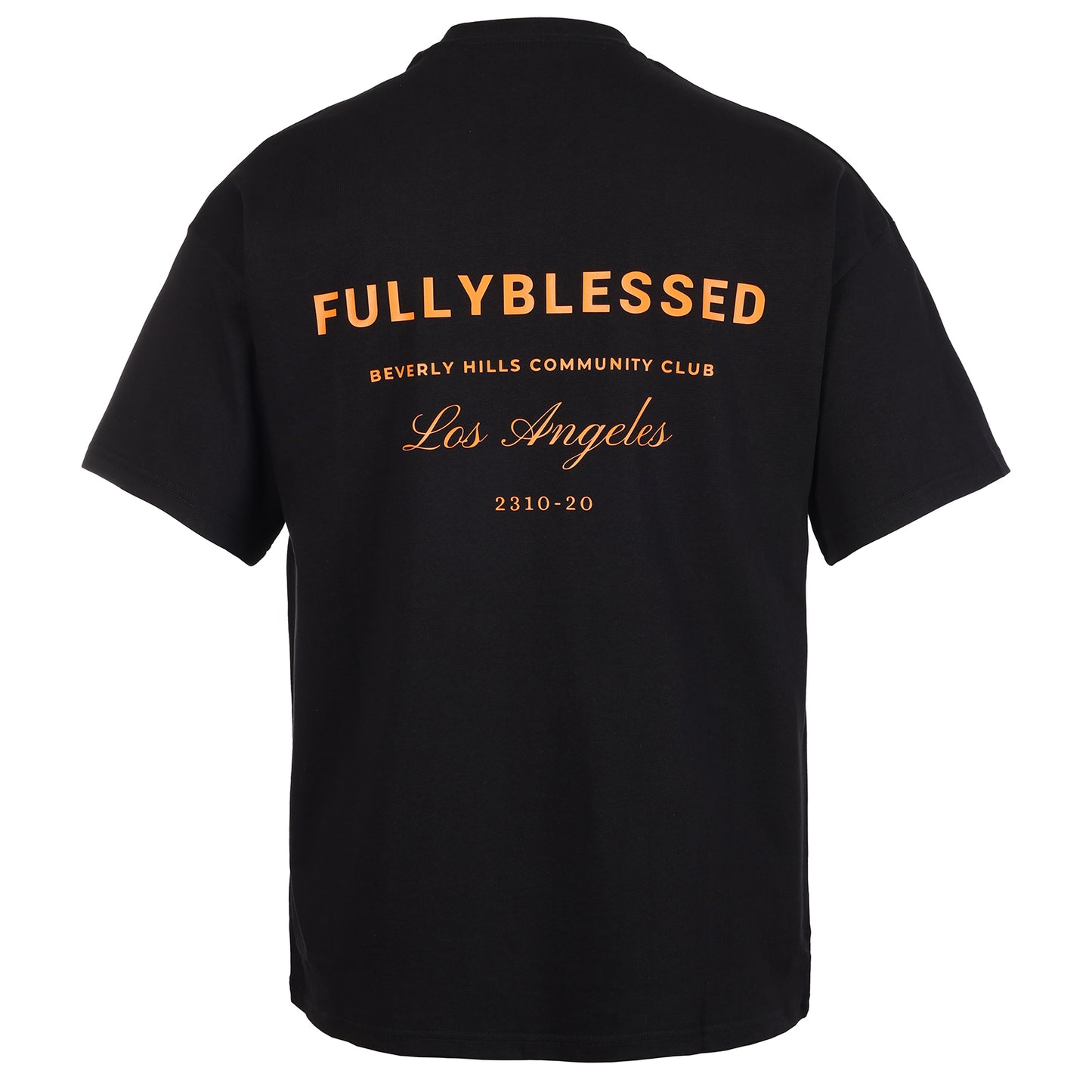 BLACK/ORANGE COMMUNITY CLUB TEE