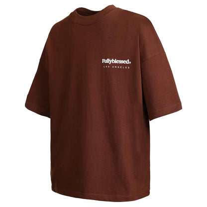 SIGNATURE TEE - BROWN