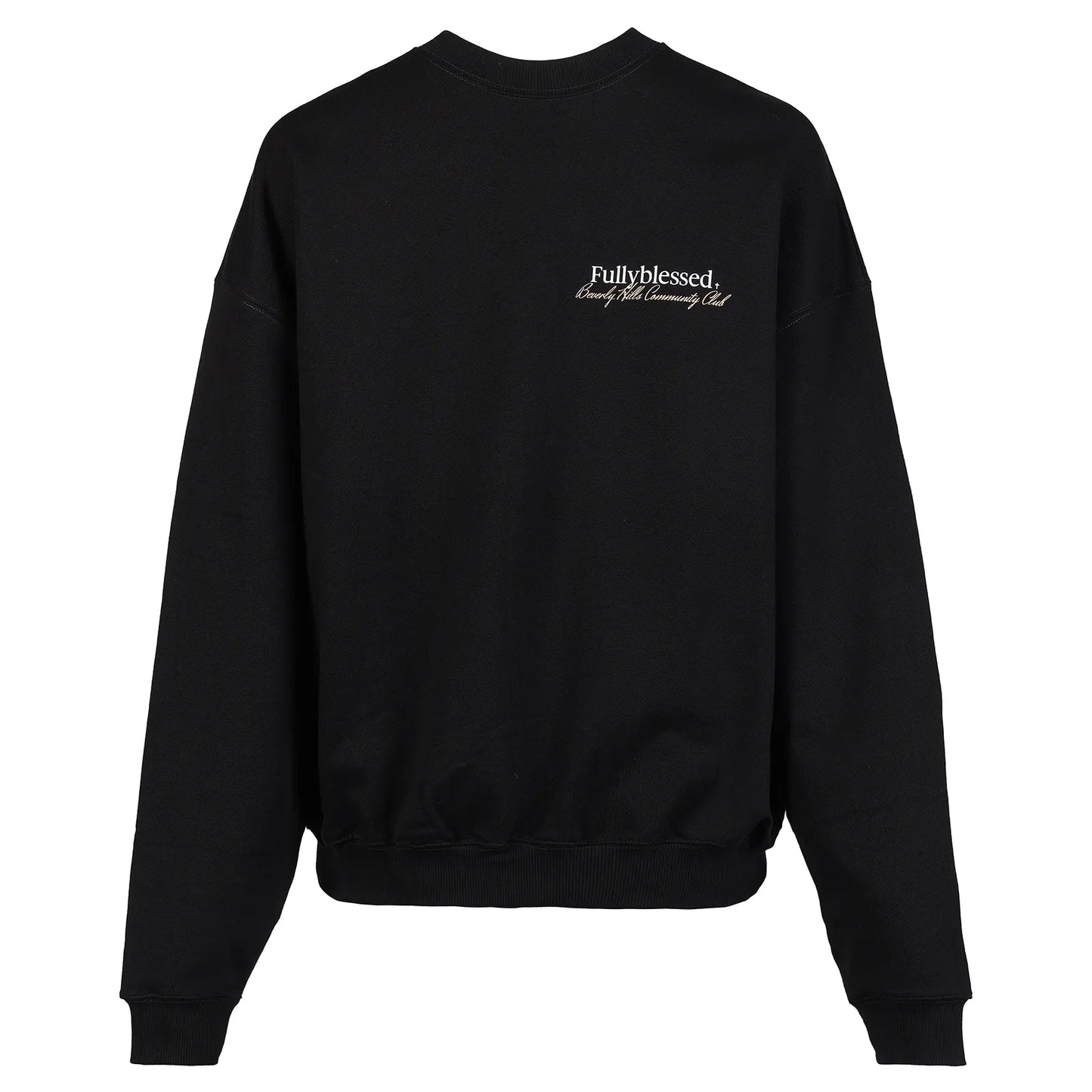 BLACK COMMUNITY CLUB CREWNECK