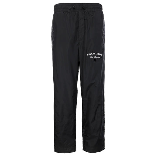 BLACK RELAXED SHELL TROUSER