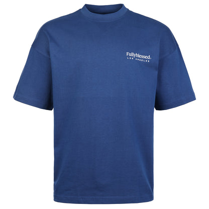 SIGNATURE TEE - COBALT BLUE