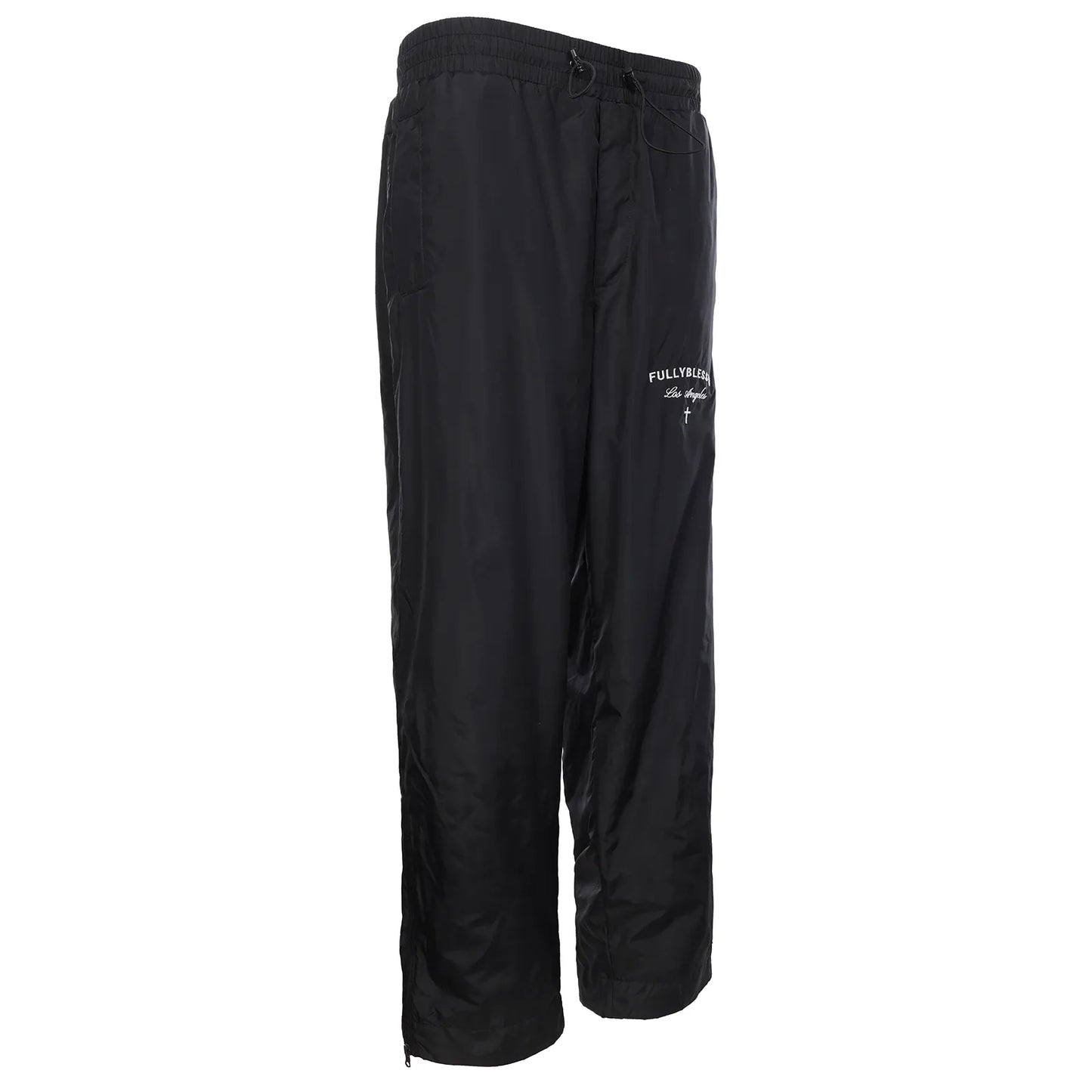 BLACK RELAXED SHELL TROUSER