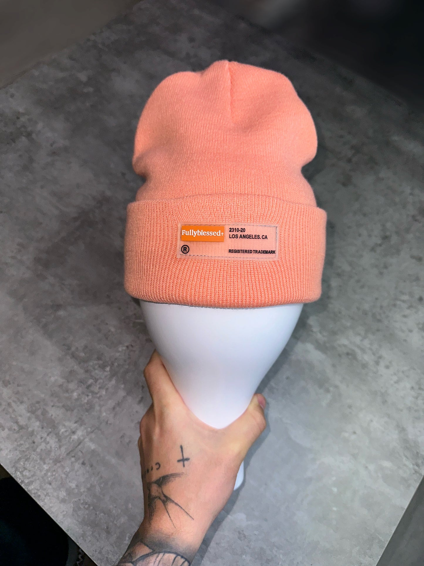 Registered Trademark Beanie - Coral