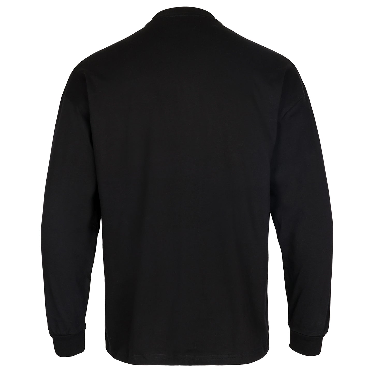 Black Varsity Long Sleeve tee