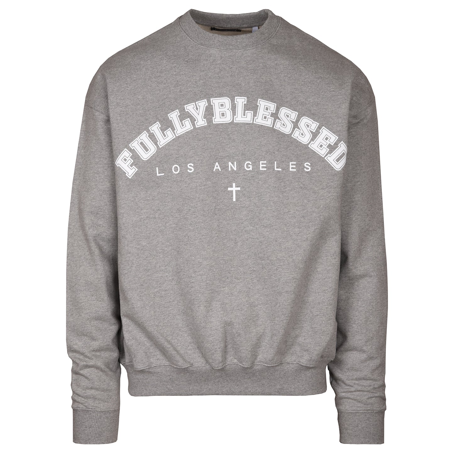 GREY CAMPUS CREWNECK