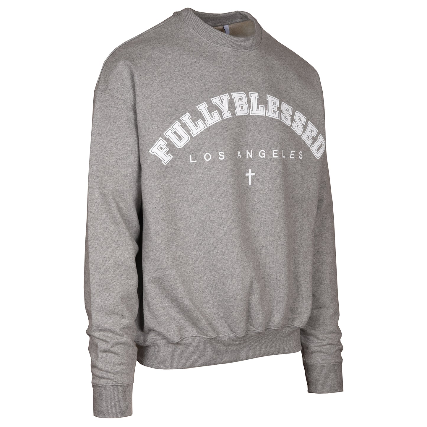 GREY CAMPUS CREWNECK