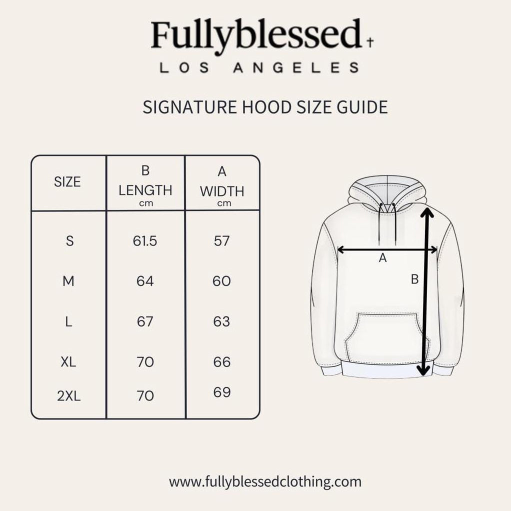 Signature Hood Size Guide